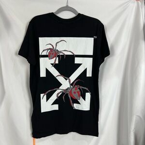 OFF WHITE T Shirt C/O VIRGIL ABLOH Arrow Black Size Medium Spiders 2013